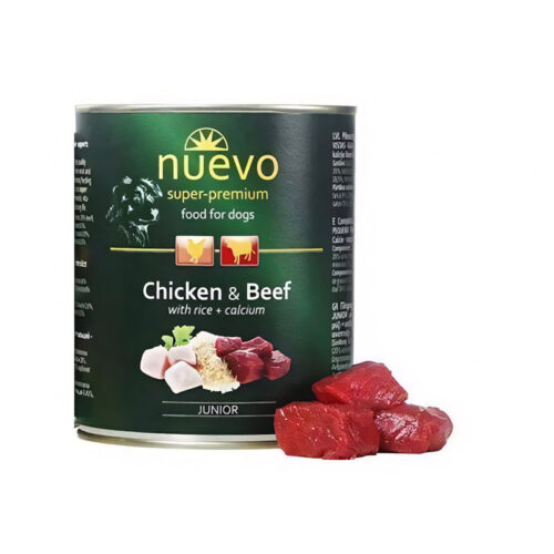 NUEVO dog Junior Chicken & Beef