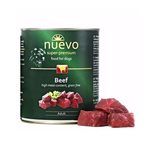 NUEVO dog Adult Beef 800 g konzerva