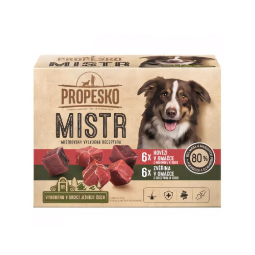 Propesko Mistr 12x85g hovädzina-zverina