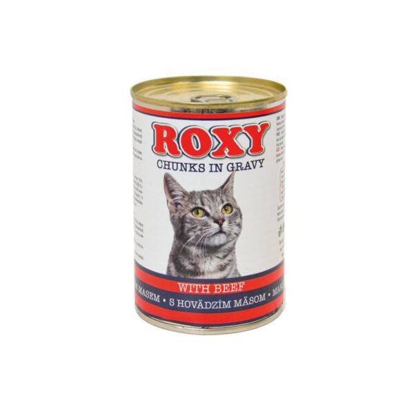 Roxy hovädzie mäso - konzerva pre mačky